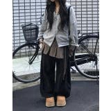 ライトグレー | フード付きプリントスウェットダブルジップジャケット | Ulysses