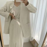 リボンスーツジャケットスリットスカートセットアップ | Ulysses | 詳細画像4 