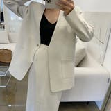 リボンスーツジャケットスリットスカートセットアップ | Ulysses | 詳細画像7 