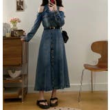 デニムオフショルダーワンピース | Ulysses | 詳細画像1 