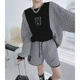 ブラック | 切り替えトレーナーショートパンツセットアップ | Ulysses