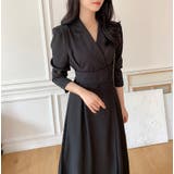 襟付き長袖ワンピース | Ulysses | 詳細画像9 