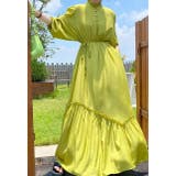 リボンスタンドカラー長袖ワンピース | Ulysses | 詳細画像1 