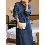 デニムリボン長袖ワンピース | Ulysses | 詳細画像2 