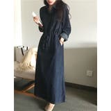 デニムリボン長袖ワンピース | Ulysses | 詳細画像5 