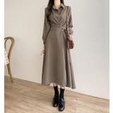 モカ | 長袖シャツワンピース | Ulysses