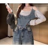 デニム切り替えスウェットオフショルダートップス | Ulysses | 詳細画像6