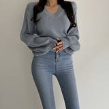 バックリボンランタンスリーブセーター | Ulysses | 詳細画像4 