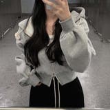 フード付きジップ付きスウェットショートジャケット | Ulysses | 詳細画像4 