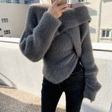 ダークグレー | シャギーキャミソール長袖トップスセットアップ | Ulysses