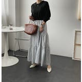 ブラック | スウェット切り替えストライプワンピース | Ulysses