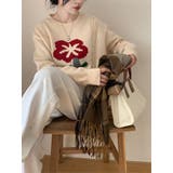 配色フラワーセーター | Ulysses | 詳細画像2 