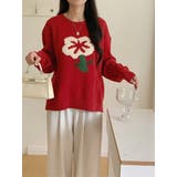 配色フラワーセーター | Ulysses | 詳細画像15 