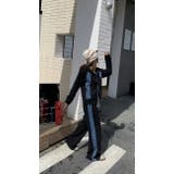 スウェットフード付きジップ付きトップスワイドパンツセットアップ | Ulysses | 詳細画像11