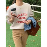 刺繍クルーネック長袖トレーナー | Ulysses | 詳細画像5 