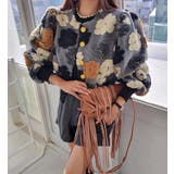 グレー | フラワーショートジャケット | Ulysses