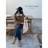 鹿の毛皮の綿毛羊羔毛ジャケット | Ulysses | 詳細画像2 