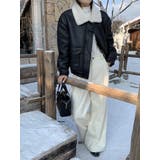 鹿の毛皮の綿毛羊羔毛ジャケット | Ulysses | 詳細画像8 