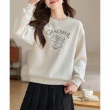 刺繍クルーネックトレーナー | Ulysses | 詳細画像1 