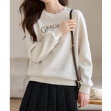 刺繍クルーネックトレーナー | Ulysses | 詳細画像2 