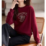 刺繍クルーネックトレーナー | Ulysses | 詳細画像5 