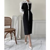 リボン配色シャツワンピース | Ulysses | 詳細画像6 