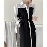 リボン配色シャツワンピース | Ulysses | 詳細画像8 