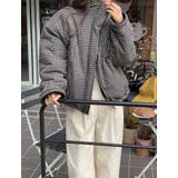 リバーシブルチェック柄羊羔毛ジャケット | Ulysses | 詳細画像1 