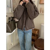 リバーシブルチェック柄羊羔毛ジャケット | Ulysses | 詳細画像9 