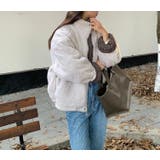 リバーシブルチェック柄羊羔毛ジャケット | Ulysses | 詳細画像11 