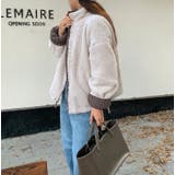 リバーシブルチェック柄羊羔毛ジャケット | Ulysses | 詳細画像13 