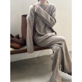 モカ | セーターワイドパンツセットアップ | Ulysses