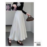 オフホワイト | プリーツスカート | Ulysses