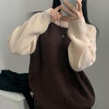 ブラウン | 配色セーター | Ulysses