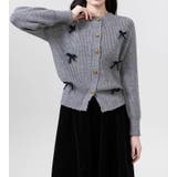 リボンタイシングルブレストセーター | Ulysses | 詳細画像1