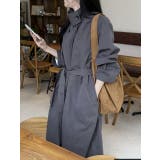 ダークグレー | リボンロングジャケット | Ulysses