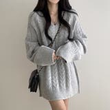 ツイストパターンVネックセーター | Ulysses | 詳細画像1