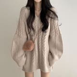 ツイストパターンVネックセーター | Ulysses | 詳細画像9