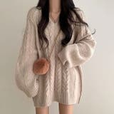 ツイストパターンVネックセーター | Ulysses | 詳細画像10