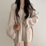 ツイストパターンVネックセーター | Ulysses | 詳細画像11