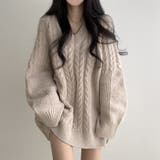 ツイストパターンVネックセーター | Ulysses | 詳細画像12