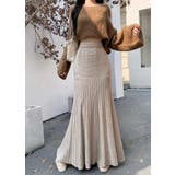 ベージュ | ニットスカート | Ulysses