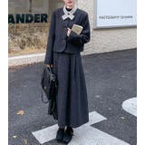 ダークグレー | スーツジャケットスカートセットアップ | Ulysses