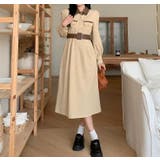 配色長袖ワンピース | Ulysses | 詳細画像5