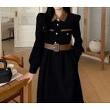 配色長袖ワンピース | Ulysses | 詳細画像8