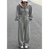 パーカーショートジャケットワイドパンツセットアップ | Ulysses | 詳細画像1 