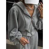 パーカーショートジャケットワイドパンツセットアップ | Ulysses | 詳細画像2 