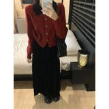 カラーコントラストの襟付きカーディガンジャケット | Ulysses | 詳細画像11