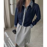 ニット切り替えデニムシングルブレストジャケット | Ulysses | 詳細画像7 