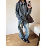 ニット切り替えデニムシングルブレストジャケット | Ulysses | 詳細画像12 